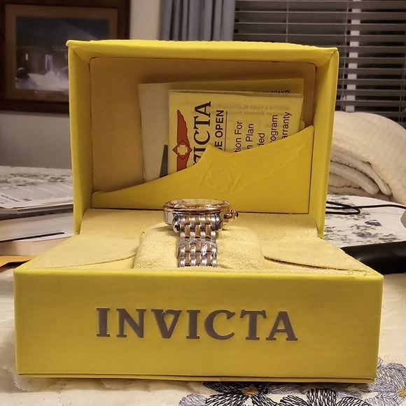 Invicta Diamond Bezel Chronograph Sapphire Coated Watch - Picture 2 of 16